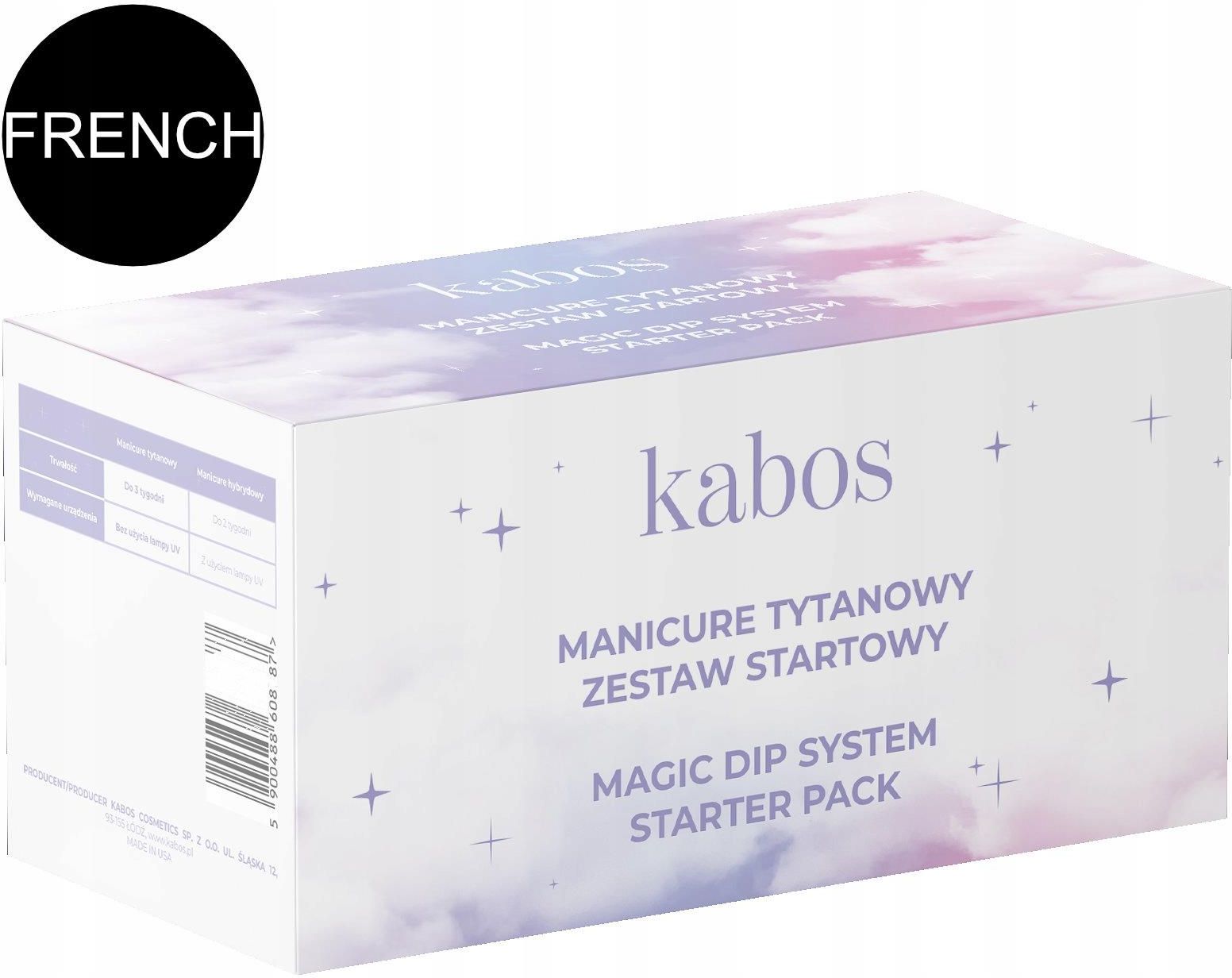 Kabos Zestaw Manicure Tytanowy Magic French Set Opinie i ceny na Ceneo.pl