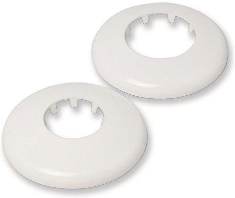 Rosoni Apribili Plastica Bianca | Set 10 Pezzi | Per Termosifoni | Tubi Rame 12mm | Acquastilla - Foto 5