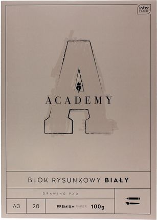 Interdruk Blok Rysunkowy A3 20 Academy 100G