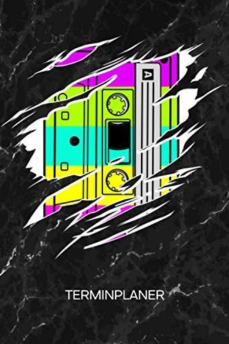 TERMINPLANER: Musikliebhaber Kalender Mo. bis So. - Audiokassette Terminkalender - Kassette 