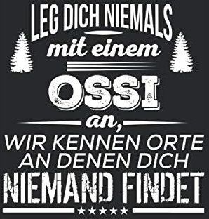 Aufkleber 'Leg Dich Niemals Mit Einem SCHWEIßER An' – Wetterfest, Für Auto & Motorrad