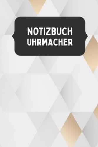 Notizbuch Uhrmacher A Liniert Mit Seiten Klassisches Softcover Notizheft Mit