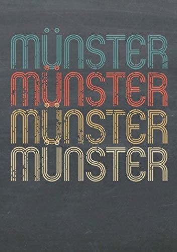 Münster Kalender 2021, Städte-Kalender im Buch-Format A5, Retro-Heimat