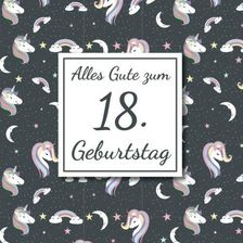 Alles Gute zum 18. Geburtstag Gästebuch für den 18. Geburtstag I 50