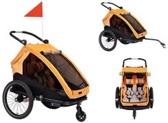 Zdjęcie Przyczepka rowerowa dzieci XLC DUO S BS C10 2w1 wózek amortyzacja  - Miłakowo