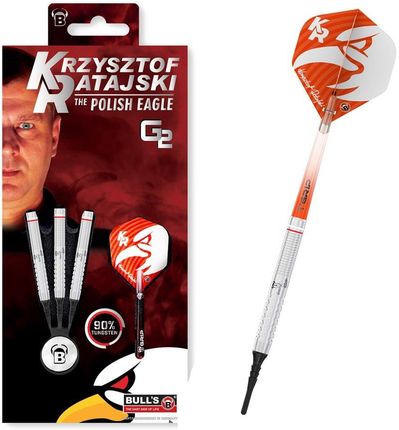 Bull'S Rzutki Krzysztof Ratajski G2 90% 18G Soft Multikolor