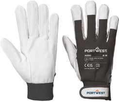 Portwest - A120 - Guanti con materiale PU (poliuretano) , Size: XX