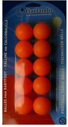 Garlando Zestaw 10 Standardowych Pomarańczowych Piłeczek 33,1 Mm Pomarańczowe