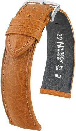 Hirsch Pasek skórzany do zegarka - Camelgrain XL 01009210-2-20 - 20 mm