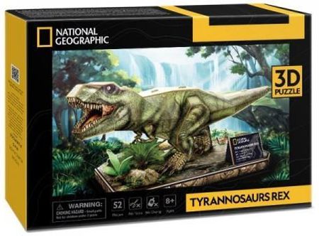 Cubic Fun Puzzle 3D National Geographic T-Rex 52El.