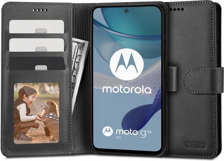 Tech-Protect Wallet Etui Case Skórzane Portfel Na Moto G53 5G