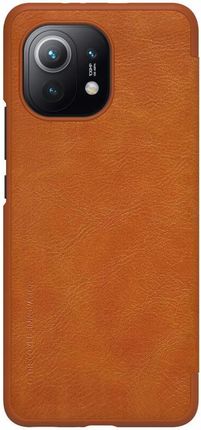 Nillkin Etui Qin Leather Case Xiaomi Mi 11 brązowe