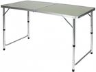 Stolik Turystyczny Składany Kempingowy 120X60X70/62/55cm Zielony