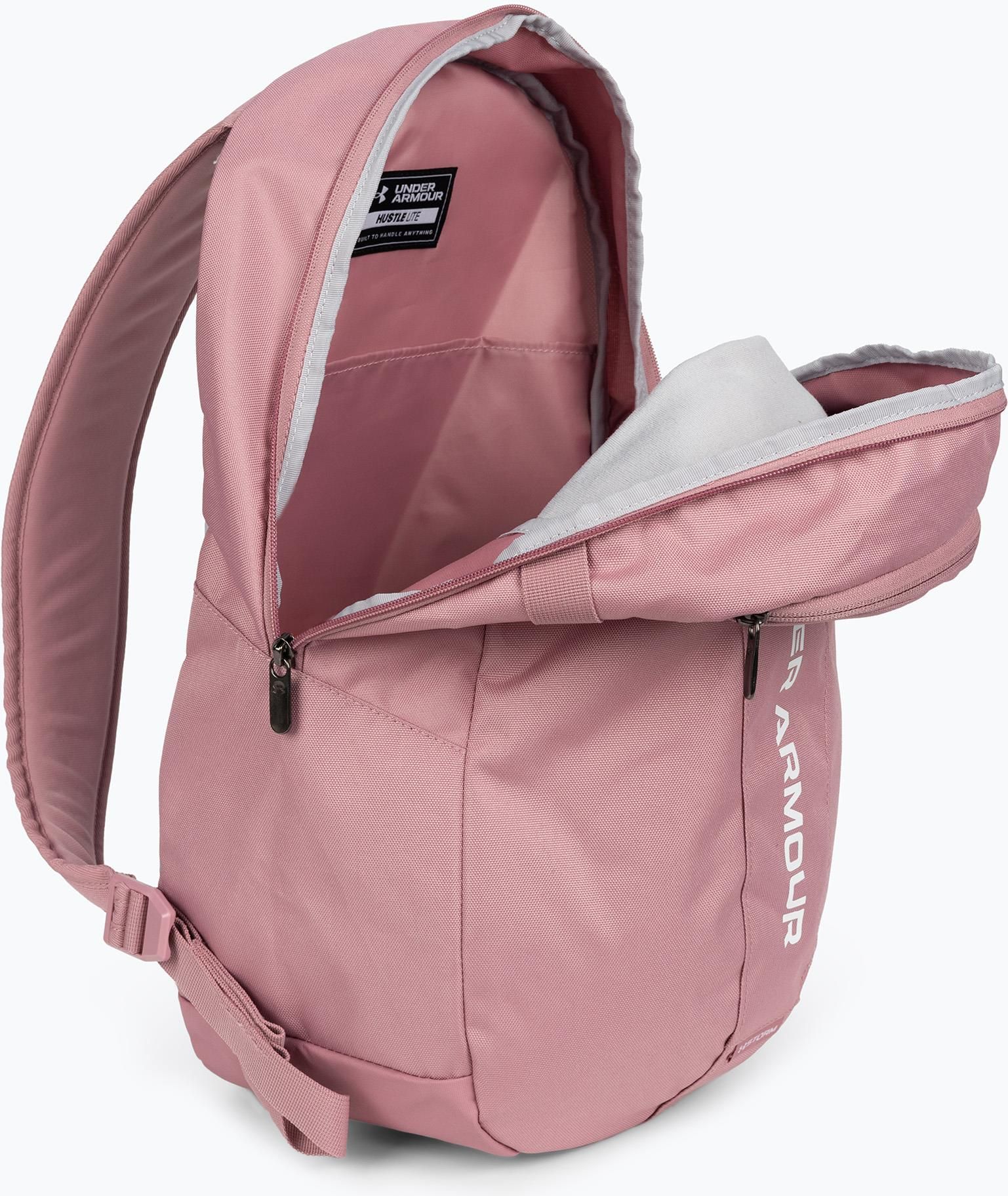 Under Armour Hustle Lite Unisex Backpack 24L Pink 1364180 - 647 - Wyprzedaż  Buty Under Armour