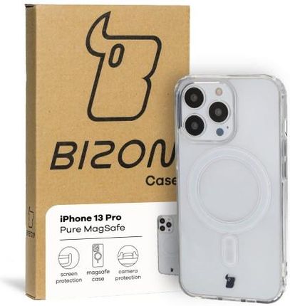 Bizon Etui Case Pure Magsafe Do Apple Iphone 13 Pro, Przezroczyste