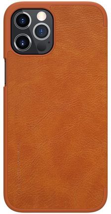Nillkin Etui Qin Leather Case Iphone 12 Pro Max Brąz