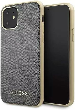 Guess Etui Guhcn61G4Gg Do Apple Iphone 11 6,1" / Xr Szary/Grey Hard Case 4G Collection