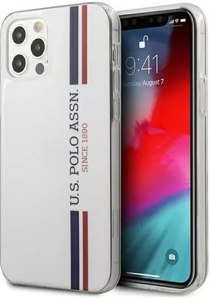 U.S. Polo Etui Na Telefon Us Ushcp12Lpcusswh Do Apple Iphone 12 Pro Max Biały/White Tricolor Collection