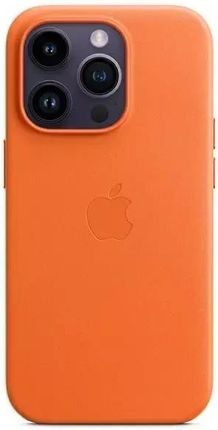 Apple Etui Mppr3Zm/A Do Iphone 14 Pro Max 6,7" Leather Case Magsafe Pomarańczowy/Orange