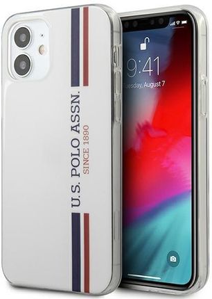 U.S. Polo Assn. Us Ushcp12Spcusswh Iphone 12 Mini 5,4" Biały/White Tricolor Collection