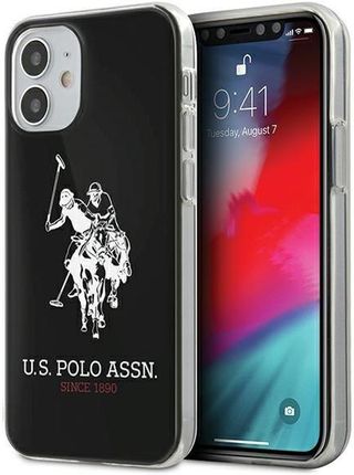 U.S. Polo Assn. Us Ushcp12Stpuhrbk Iphone 12 Mini 5,4" Czarny/Black Shiny Big Logo