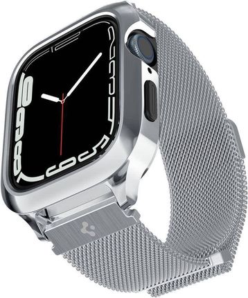 Spigen Metal Fit Pro Apple Watch 8/Se/7 /6/5/4 (44/45Mm) Srebrny/Silver Acs04584