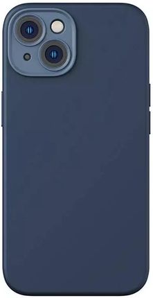 Baseus Zestaw Ochronny Liquid Silica Etui I Szkło Hartowane Do Iphone 14 Plus (Niebieski)