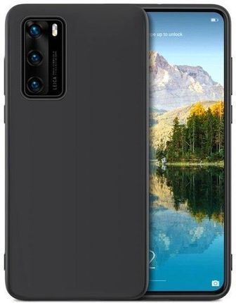 Alogy Etui Silikonowe Slim Case Do Huawei P40 Czarne
