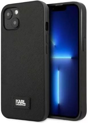 Karl Lagerfeld Etui Ochronne Na Telefon Klhcp13Ssfmp2K Do Apple Iphone 13 Mini 5,4" Hardcase Czarny/Black Saffiano Plaque
