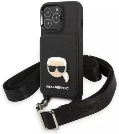Karl Lagerfeld Etui Ochronne Na Telefon Klhcp13Lsakhpk Do Apple Iphone 13 Pro / 6,1" Hardcase Saffiano Metal Head