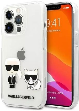 Karl Lagerfeld Etui Ochronne Na Telefon Klhcp13Lcktr Do Apple Iphone 13 Pro / 6,1" Hardcase Transparent & Choupette