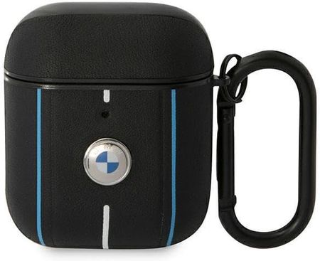Bmw Bma222Rvsk Airpods 1/2 Cover Czarny/Black Leather Color Lines