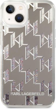 Karl Lagerfeld Klhcp14Mlmnms Iphone 14 Plus 6,7" Hardcase Srebrny/Silver Liquid Glitter Monogram