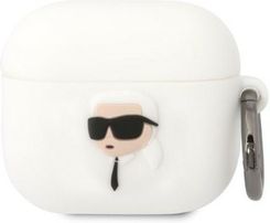 Zdjęcie Karl Lagerfeld Kla3Runikh Airpods 3 Cover Biały/White Silicone Head 3D - Głogów