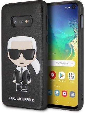 Karl Lagerfeld Klhcs10Likpubk S10E G970 Hardcase Czarny/Black Iconic Embossed