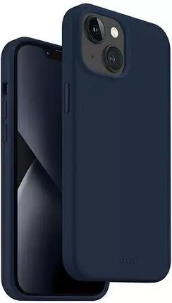 Uniq Etui Lino Do Apple Iphone 14 6,1" Niebieski/Marine Blue