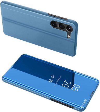Hurtel Clear View Case Etui Do Samsung Galaxy S23+ Pokrowiec Z Klapką Niebieskie