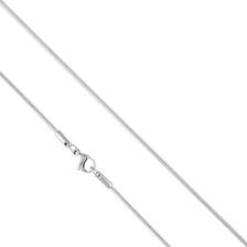 Otien Łańcuszek srebrny splot linka 45 cm stal chirurgiczna