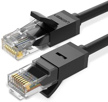 Ugreen Płaski Kabel Sieciowy Ethernet Rj45, Cat.6, Utp, 8M (Czarny)