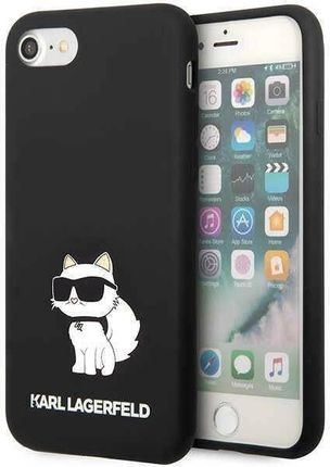 Karl Lagerfeld Oryginalne Etui Iphone Se 2022 / 2020 7 8 Hardcase Silicone Choupette (Klhci8Snchbck) Czarne