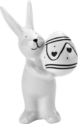 Art Pol Figurka Ozdoba Wielkanocna Zając Z Jajkiem W Serduszka