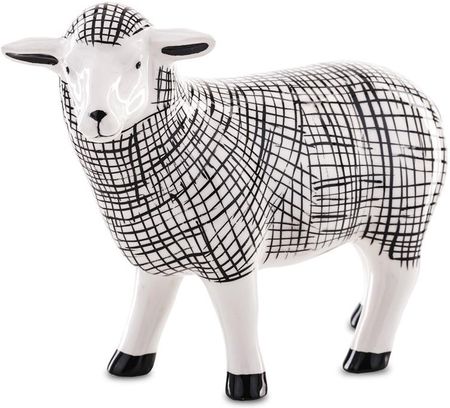 Art Pol Wielkanocna Figurka Owca W Paski Niska H13