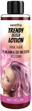 Venita Trendy Color Lotion Płukanka Do Włosów Różowa 200 ml