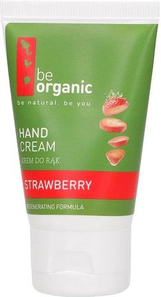 Be Organic Hand Cream Krem Do Rąk Truskawka 40Ml  