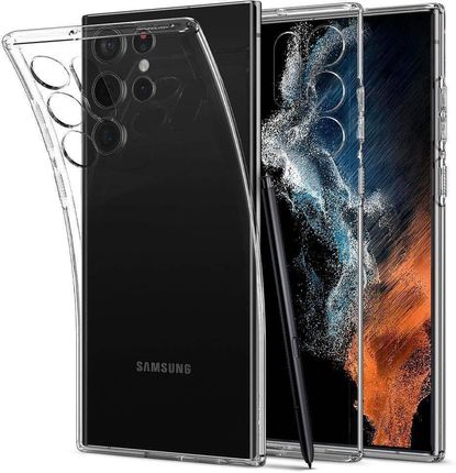 Spigen Etui Samsung Galaxy S22 Ultra Liquid Crystal Clear Transparentne