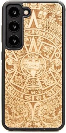 Bewood Drewniane Etui Samsung Galaxy S23 Kalendarz Aztecki Aniegre