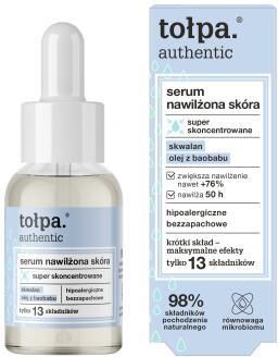 Tolpa Authentic Face Serum Serum Do Twarzy Nawilżona Skóra 30 ml