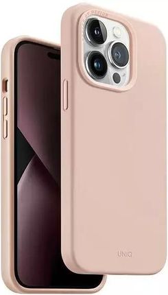 Uniq Etui Na Telefon Lino Hue Do Apple Iphone 14 Pro 6,1" Magclick Charging Rózowy/Blush Pink
