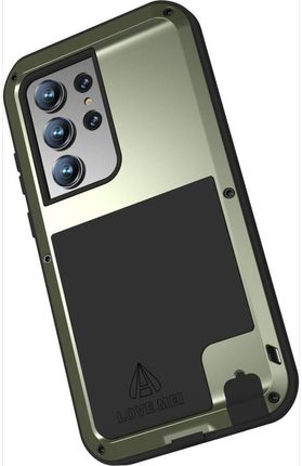 Love Mei Etui Pancerne Powerful Do Galaxy S23 Ultra, Zielone - zdjęcie 3