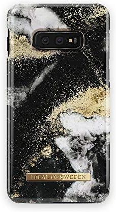 Ideal Of Sweden Ochronna Tylna Obudowa Antypoślizgowa Tpu Kompatybilny Dla Samsung S10E Black Galaxy Marble